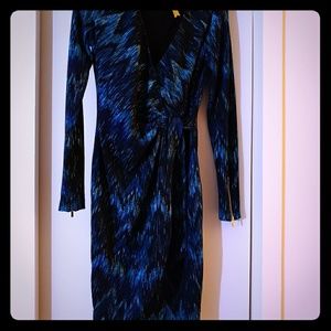 Cache Peacock wrap dress.  !